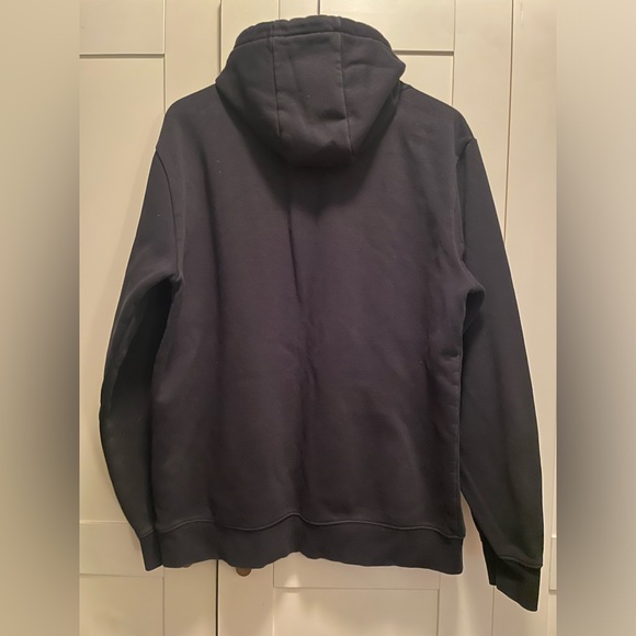 Quicksilver XL black hoodie with purple logo - Picture 2 of 4